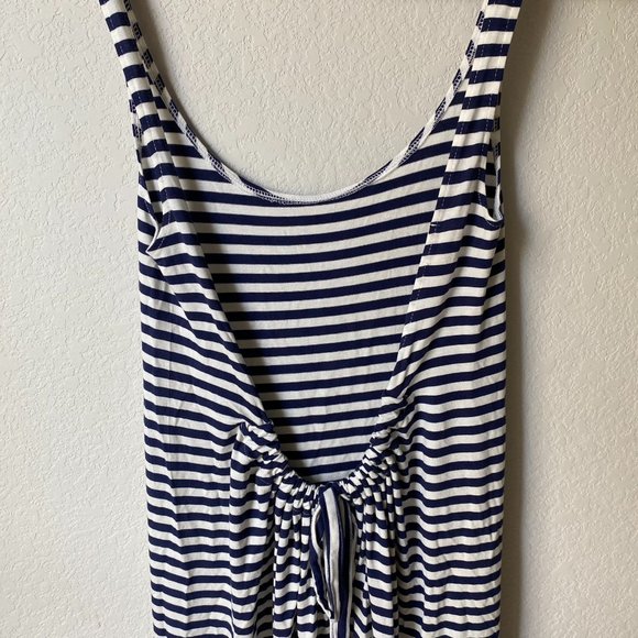 O'Neill Striped Low Back Tank Maxi Dress sz S - Picture 3 of 8
